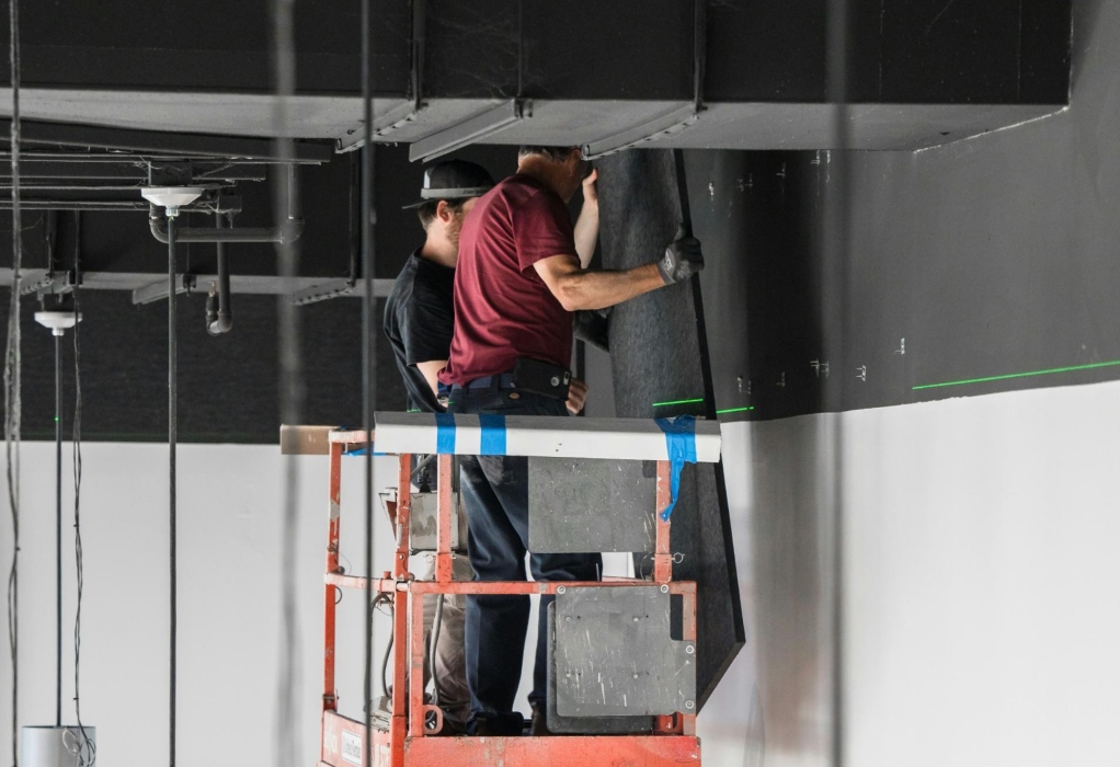 Travail en hauteur sur chantier