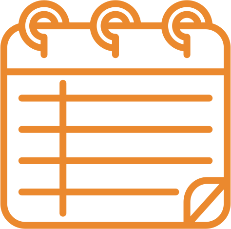 Calendrier stylisé avec feuilles